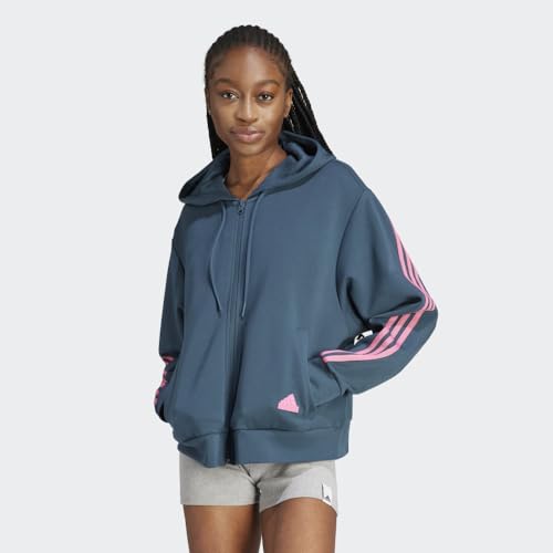 adidas Women's Future Icon Three Stripes Full-zip Hoodie2