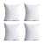 Calibrate Timing Throw Pillow Inserts, 4 Packs Hypoallergenic Square Form Cushion Stuffer, Decorative Pillows Couch Sham Fill 18 x 18 inches
