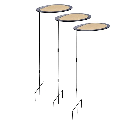 Marquesinas protectoras para exteriores con postes regulables, protectores solares retráctiles de altura para jardín, para plantas, camping, marco de hierro, refugio