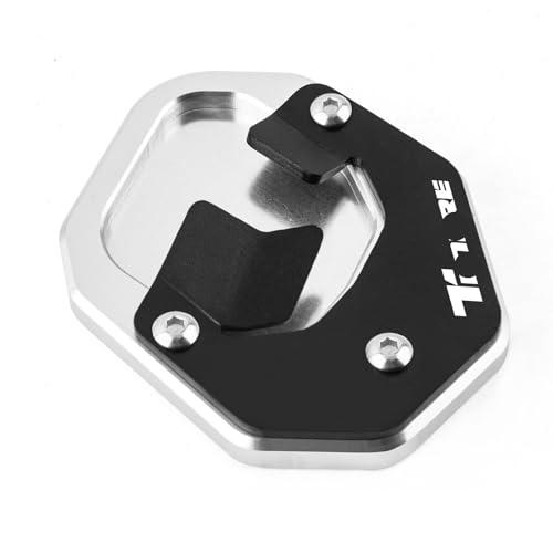 Plaque support latéral béquille pour Tenere 700 en aluminium renforcé
