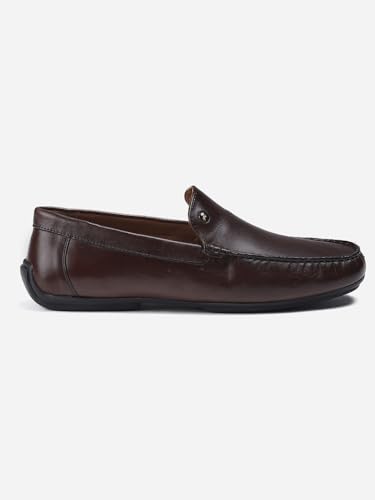 Image of Monte Carlo Mens Solid Slip on Genuine Leather Loafers (201805FW)