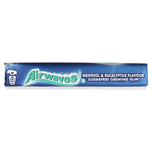 Airwaves Menthol & Eucalyptus Sugar Free Gum - Box of 30