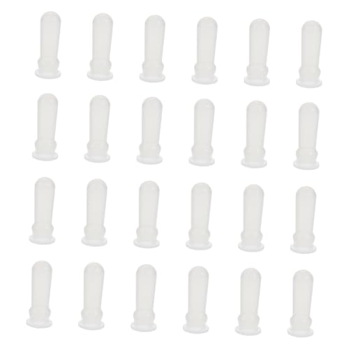 Sosoport 40pcs Pet Bottle Pacifier Silicone Kitten Nipples for Small Animal Feeding