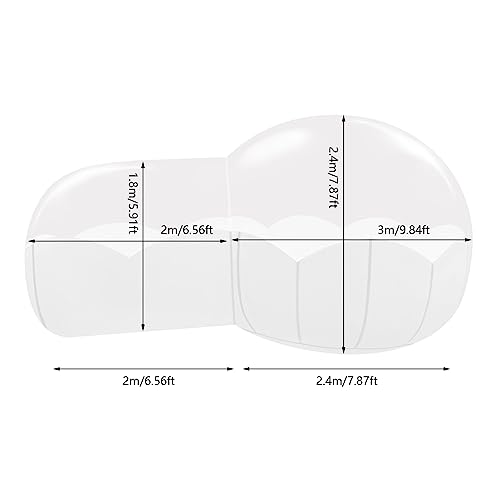 Carpa Inflable Burbuja Transparente para Camping miniatura 3