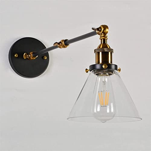 Luz de tocador de baño apliques vintage de cristal orientables 6