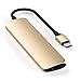 Satechi 4 in 1 USB C Hub Multiport Adapter (Gold - Slim Classic)