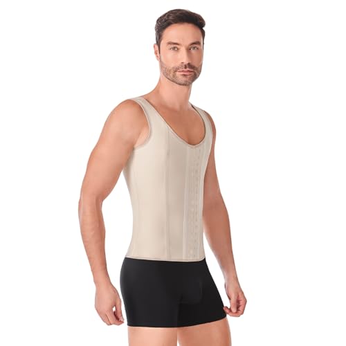 Ann Chery 2033 Men's Latex Girdle Vest|High Compression, Abdominal Control for a Defined Sculpted Silhouette| Men’s Shapewear2