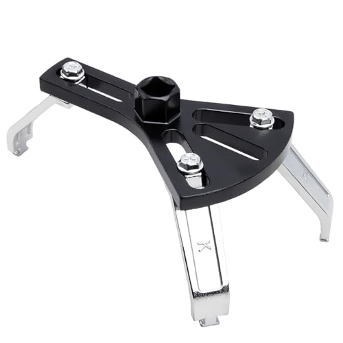 Image of Osilly Car Fuel Pump Removal Tool, Adjustable Fuel Lid Tank Cover Collar Ring Spanner, Auto Fuel Pump Lock Ring Removal and Reinstall Tool, Universal 4.5 inch to 7.3 inch Fuel Tank Repair Tool