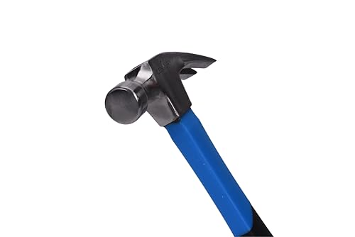 Image of Century Drill & Tool 72244 Fiberglass Hammer, 16 oz., Claw Style: Ripping | 13 inch overall length, cuts steel & fiberglass