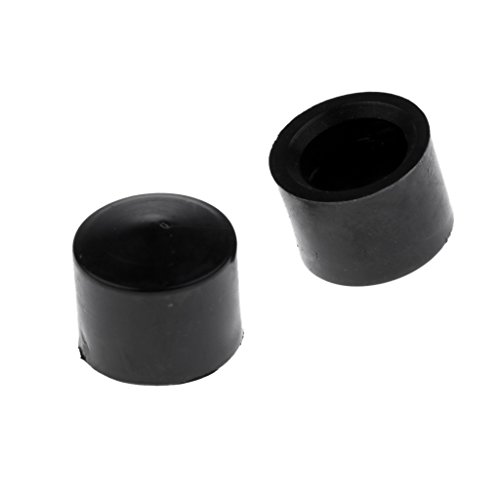 Mealoodiousmusea Skateboard Longboard Truck Ersatz Pivot Cups 2-Pack 18×12mm, Schwarz, 18x12mm