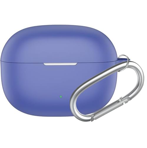 Image of Silicone Case Cover for Realme Buds T200 Lite, Protective Cover (Blue)