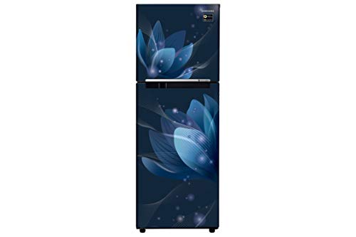 Image of Samsung 253 L 3 Star Frost-Free Double-Door Refrigerator Appliance (RT28R3053U8 /HL, Saffron Blue)