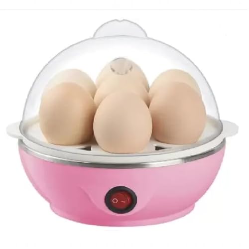 Egg Boiler Electric Automatic Off 7 Egg Poacher For Steaming, Cooking, Boiling And Frying, (350 Watts,Multicolor)