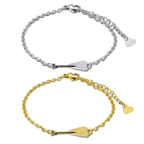 Sportybella Crew Rowing Bracelet Rowing Jewelry, Row Oar Charm Bracelet, Adjustable Rope Oar Charm Bracelet for Women Rowers (Silver)