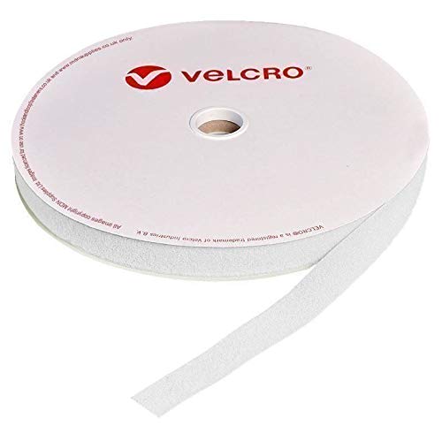 150mm Velcro® Brand Hook & Loop White Sew On 1m | Multiples Sent as Continuous Length