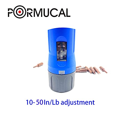 Pormucal Smart Firearms Accurizing Torque Wrench Torque Driver Maintenance Tools, Bike Repairing With Accurate 1 Inch/Pound Setting 10 Bits In Hard Case. #TOP3