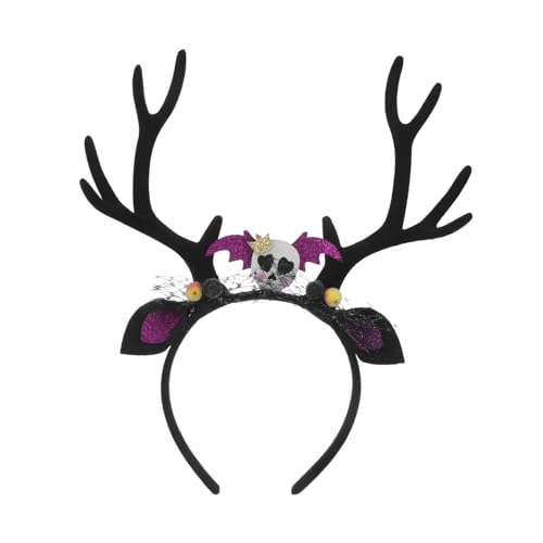 Healeved Diadema de Ligera para Halloween con Diseño Espeluznante Accesorio Reutilizable para Fiestas de Disfraces y Cosplay para Mujeres Eventos Temáticos y Festivales