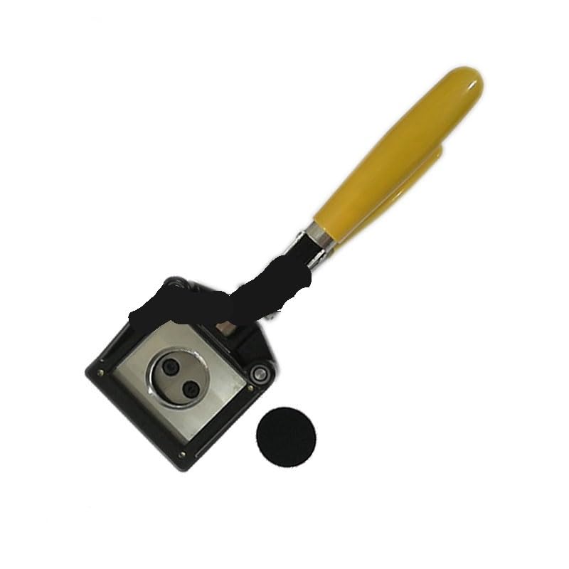Ręczny ręczny okrągły 20mm 25mm 30mm 32mm papierowy wycinak graficzny do Pro Button Maker Maszyna prasowa(25mm)