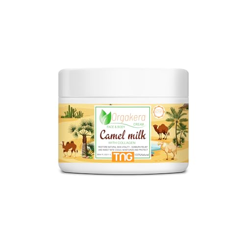 Kamelmilch Lotion [Hautpflege mit Alpha-Hydroxysäuren] – Feuchtigkeitsspendende Milch für Gesicht & Körper mit Lanolin & Aloe Vera – 300 ml