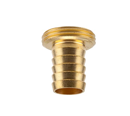 GARDENA Brass Hose Fitting 1-Piece: Screwing Of Highquality Brass, 33.3 mm (G 1 ") - Thread, For 19 mm (3/4") - Tubing (7148-20) - Image 3