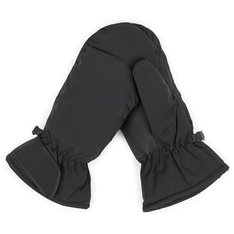 KorhLeoh Winter Ski-Mittens for Men Women - Outdoors Waterproof Windproof Cold-Weather Anti-Slip Gloves for Snowboard Hiking (S/M) Cover