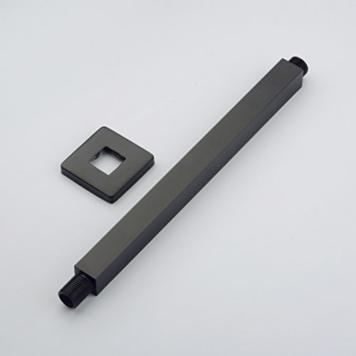 Hiendure® 8-inch Ceiling Mount Shower Arm with 1/2-inch NPT Thread, Oil Rubbed Bronze