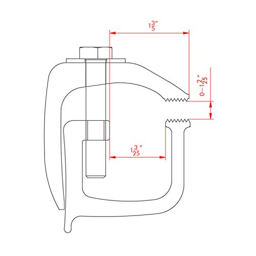 AA-Racks X31 Truck Rack with (8) Non-Drilling C-Clamps Pick-up Truck Utility Ladder Rack Matte Black