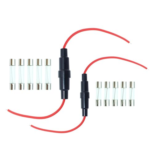 Porte-fusible en tube de verre pour stopper les courts-circuits sur câble 20AWG de 250V