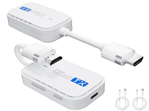 Ampia compatibilità: questo trasmettitore HDMI wireless leggero e facile da trasportare soddisfa le funzioni per le riunioni quotidiane in ufficio e la condivisione di video e audio a casa. Compatibile con la maggior parte dei dispositivi di uscita HDMI, laptop, PC, lettori Blu-ray, fotocamere, cablate/satellitari, tablet e altro ancora
