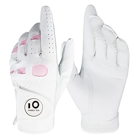 FINGER TEN Women’s Golf Glove with Ball Marker Cover