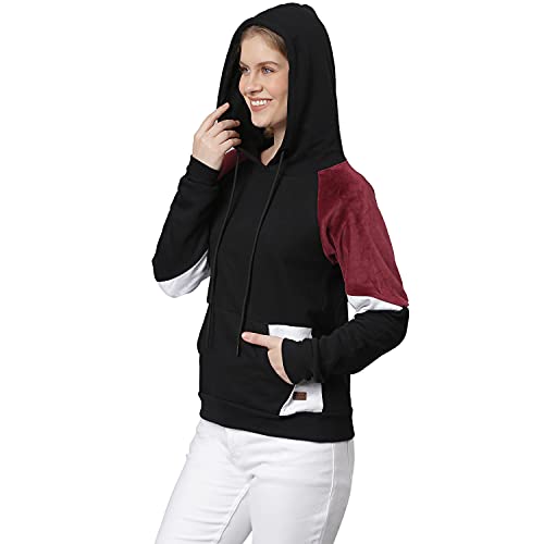 Image of Campus Sutra Women's Cotton Crew Neck Sweatshirt