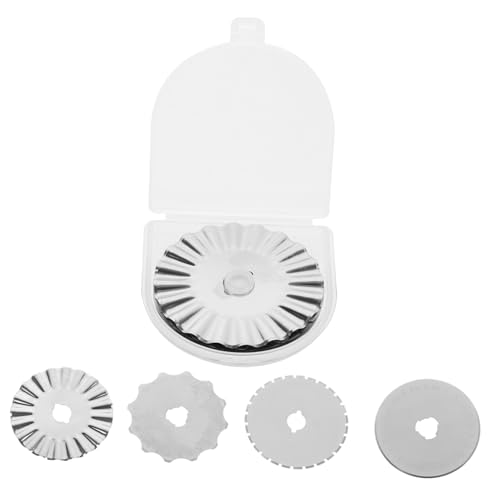 LIFKOME Set of 10 Steel Rotary Cutter Blades 45mm Replacement Parts for Fabric Quilts Thread Paper Cutting