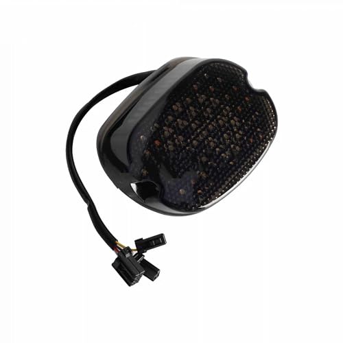 Feu arrière moto fumé pour Road King FLHR et Dyna, idéal pour vos road trips nocturnes