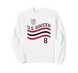 Weston McKennie 8 White USMNT Officially Licensed Sweatshirt