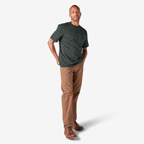 Image of Dickies Men's Heavyweight Heathered Short Sleeve Pocket T-Shirt