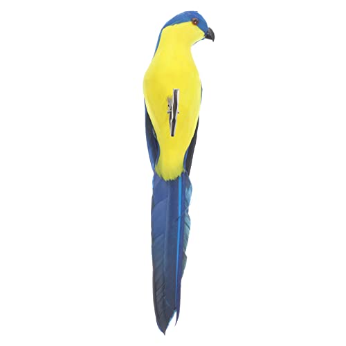 BAZEITFLOW Loro De Simulación Percha De Loro Jaula Loro Inflable Hamaca Simulado Pájaros Nido Artificial Pájaro Loro Columpio Juguetes Mini Decoraciones De Fiesta De Loros Espuma Blue