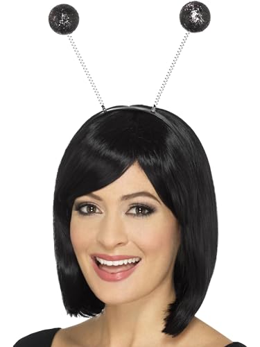 Smiffy's Glitter Ball Head Boppers, Black, One Size