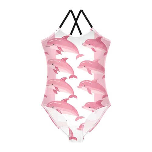 Image of Girls One Pieces Swimsuit Cute Beach Swimwear with Adjustable Strap 3-10 Years