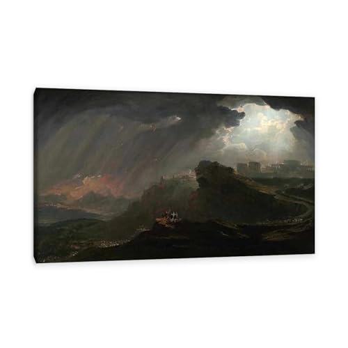 Toile John Martin Josué commandant soleil tableau décoration maison