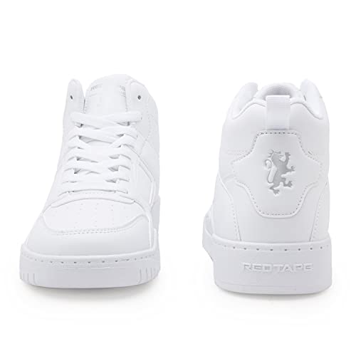 Image of Red Tape Women's Lifestyle White Sneakers for Elevated Everyday Style