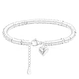 Pulseras de plata 925 para mujer, letra inicial A-Z, encanto, para pulsera hermanas, amistad, colega, niña, abuela, mujer, encanto, joyas, idea de regalo original, regalos de cumpleaños, pulsera