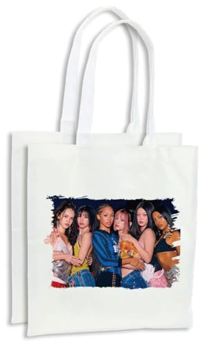 MERCHANDMANIA Pack 2 bolsas grupo cantantes fans chicas internet girl 2 cocina compra kitchen