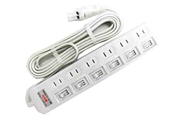 電源タップ 8個セット 6個口 4個口 延長コード 白 グレー スイッチ 延長コード 電源タップ コンセント 2m 2P 4個口 一括スイッチ