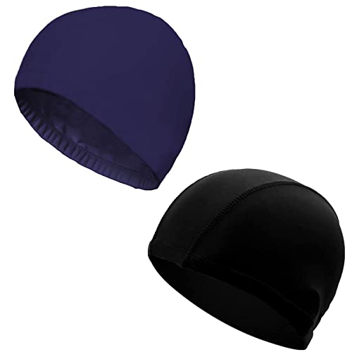 Gorros De Natación Elásticos Unisex 2Pcs