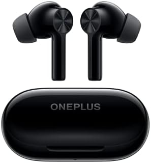OnePlus Buds Z2 True Wireless Earbud Headphones-Touch Control with Charging Case,Active Noise Cancellation,IP55 Waterproof Stereo Earphones for Home,Sport, Obsidian Black