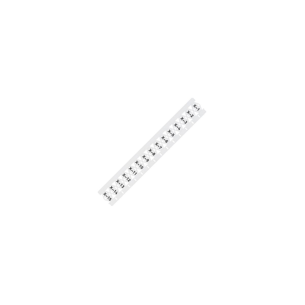 WAGO 211-835 211-835 Système de marquage de câbles Surface de marquage: 25 x 10 mm blanc Nombre de marqueurs: 500 500 p