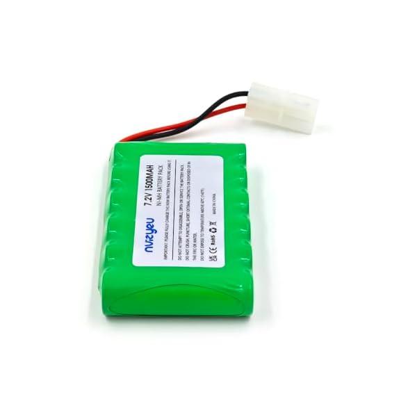 with KET 2P Plug, 7.2V 1500mAh Rechargeable nimh AA Battery Pack, Suitable for Electric Toys and Tools, Equipped with USB Charging Cable, nvi108 - Image 3