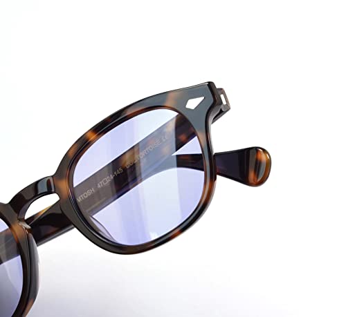 Men's Retro Acetate Round Sunglasses Johnny Depp Sun Style Polarized Lens Glasses Colorful Eyewear4