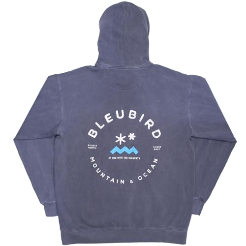 Sweat à capuche original Bleubird en molleton lourd premium homme