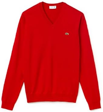 red lacoste jumper